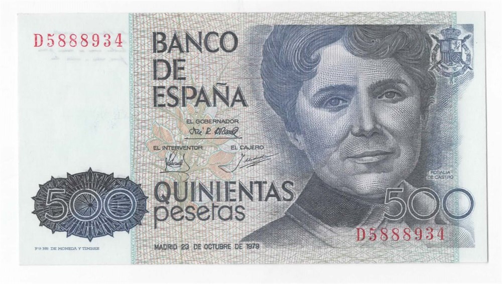 Spania 500 pesetas  1979 kv. 0
