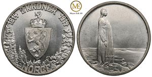 2 kroner 1914 Jub. Mor Norge. Prakt