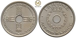 1 krone 1940 Haakon VII. Kv.0