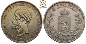 2 kroner 1898 Oscar II. Kv.01