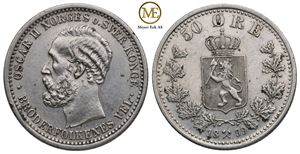 50 øre 1899 Oscar II. Kv.01