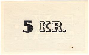 5 kroner 1948/49 Kings Bay Kull Comp. Kv.0/01