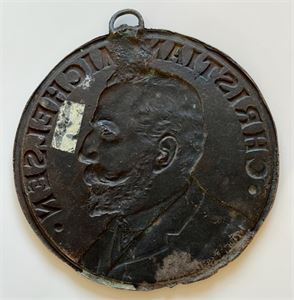 Plakett Christian Michelsen 1915. Kv.01