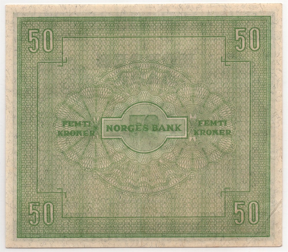 50 kroner 1948 B.2477101. Kv.01