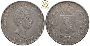 Speciedaler 1856 Oscar I. Kv.1/1+