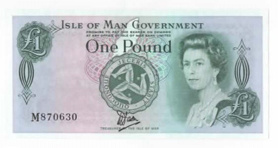 Isle of Man 1 pound ND (1983) kv. 0/01