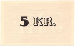 5 kroner 1949/50 Kings Bay Kull Comp. Kv.0