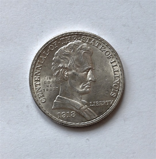 USA 1/2 dollar 1918  jubileum kv. 0/01