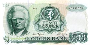 50 kroner 1981 Z 0 - million erstatning