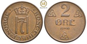 2 øre 1915 Haakon VII. Kv.01