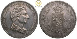 Speciedaler 1844 Carl XIV Johan. Kv.0/01