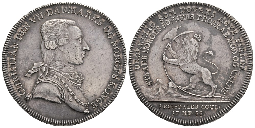 Reisedaler 1788 Christian VII. Kv.01
