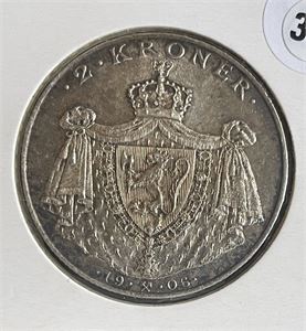 2 kroner 1906 Kv.0/01