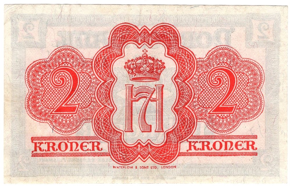 2 kroner 1942 A.640485. Kv.01