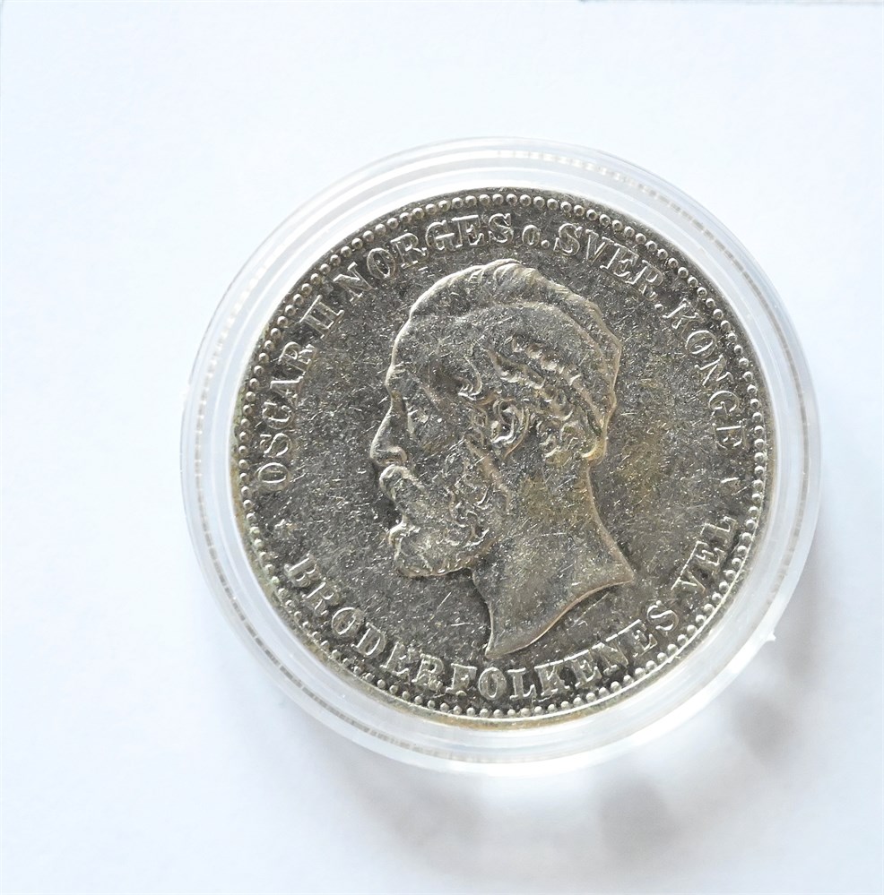 Norge 2 kroner 1902 kv. 1/1+