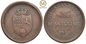 12 skilling 1813 Frederik VI. Kv.1+