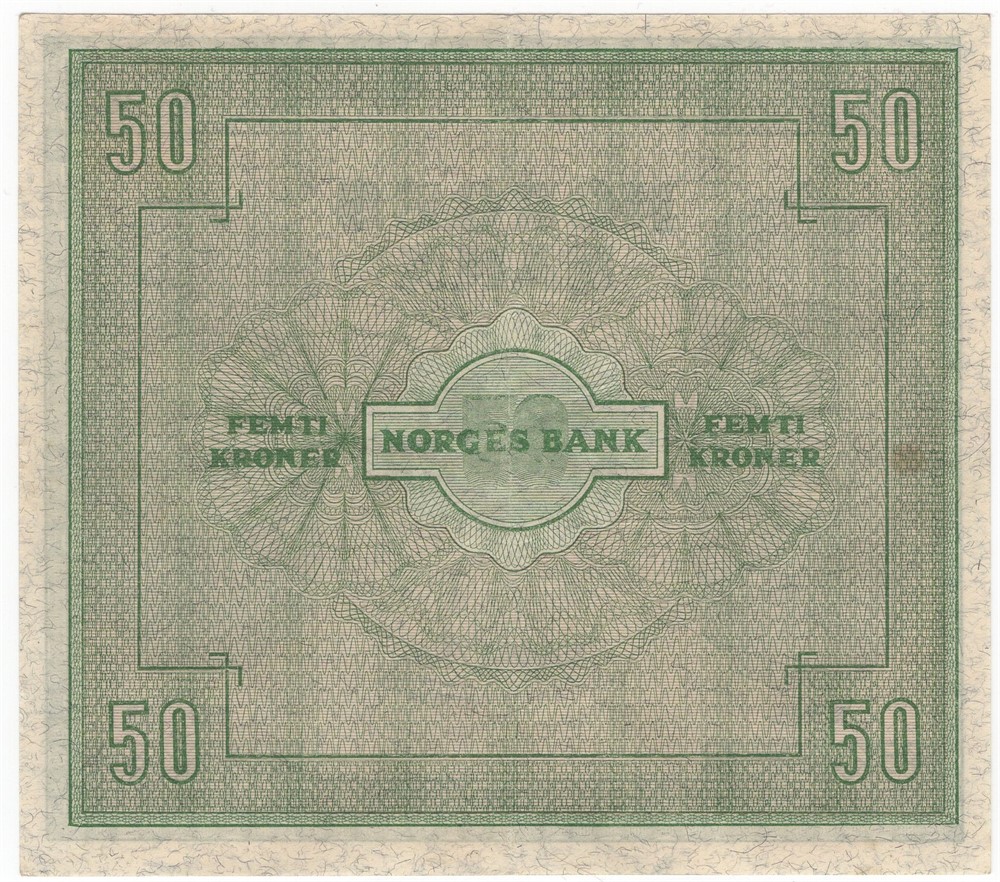 50 kroner 1945 A.4469521. Kv.1+/01