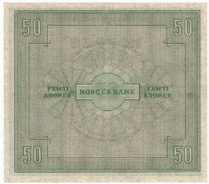 50 kroner 1945 A.4469521. Kv.1+/01