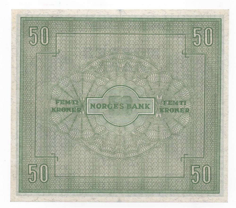 Norge 50 kroner 1948 B kv. 01