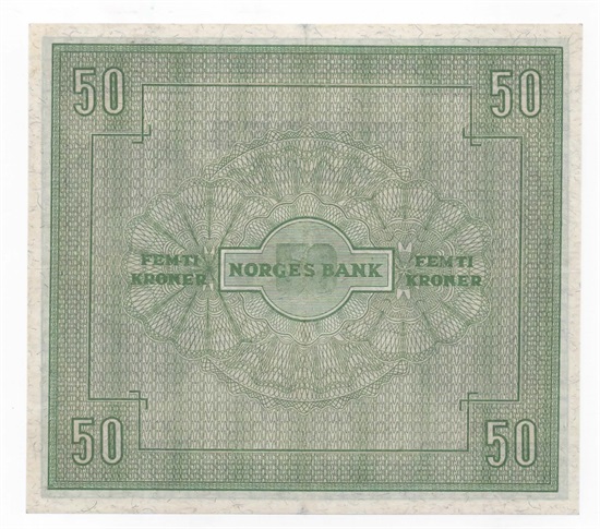 Norge 50 kroner 1948 B kv. 01