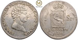 Speciedaler 1819 Carl XIV Johan. Kv.0/01