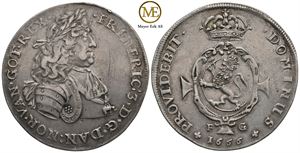 Speciedaler 1666 Frederik III. Kv.1+