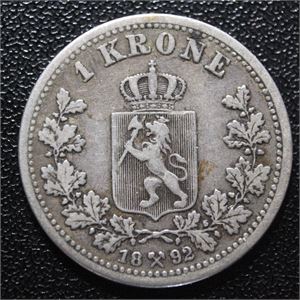 1 krone 1982 kv. God 1