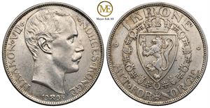 1 krone 1908 p/p Haakon VII. Kv.0/01