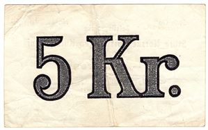 5 kroner Store Norske Spitsbergen Kulkompani. 1968. Oo. Kv.1/1-