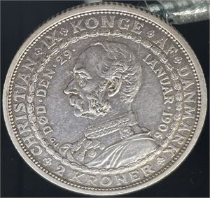 Danmark 2 kroner 1906 jub. Kv.0/01