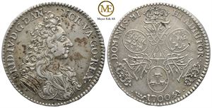 4 mark 1700 Frederik IV. Kv.1+