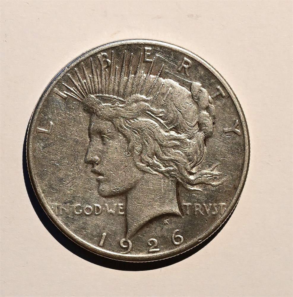 USA Peace dollar 1926 S kv. 1/1+