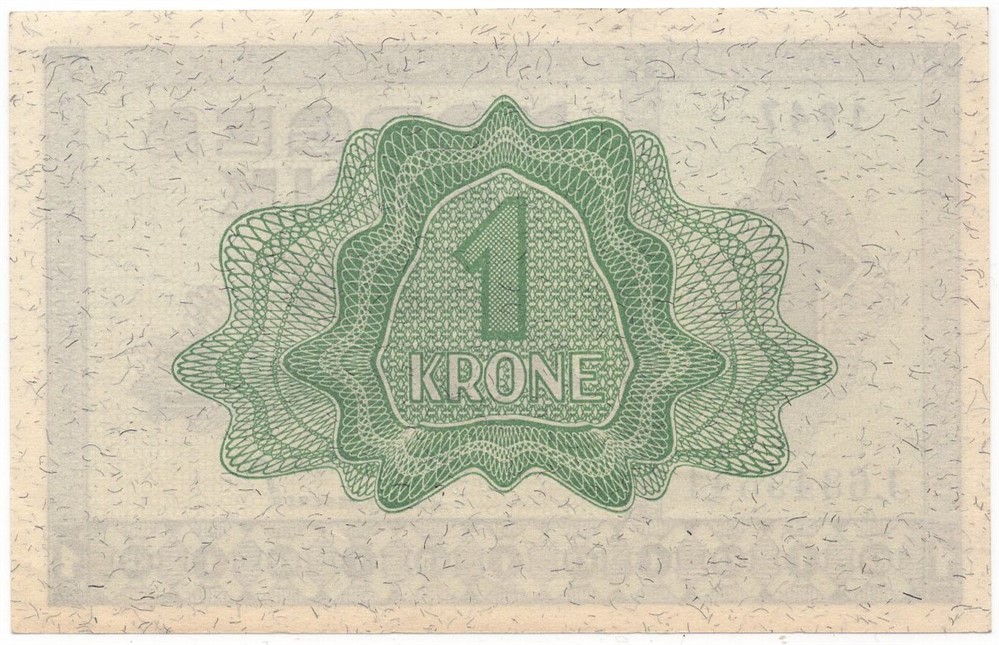 1 krone 1947 J.6345541. Kv.0