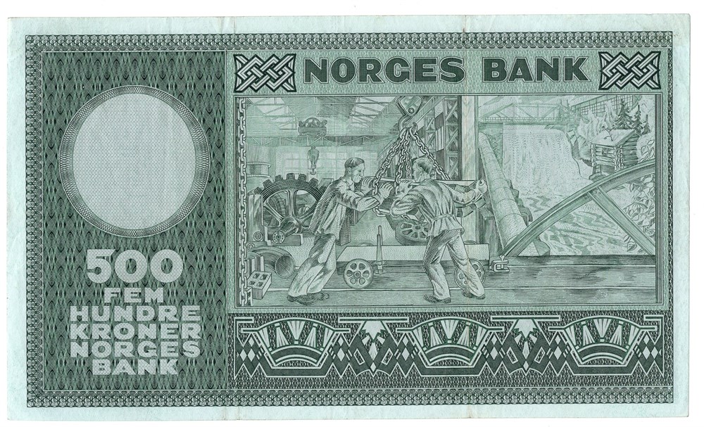500 kroner 1972 A.4453604. Kv.1