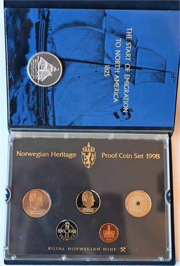 Harald V Eksportsett 1998 kv. Proof