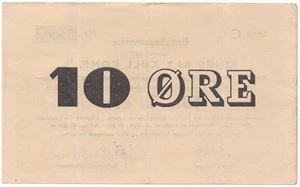 10 øre 1949/50 serie C. Kings Bay K.C. Kv.1