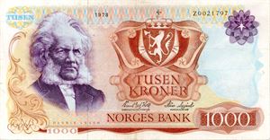 1000 kroner 1978 Z 0-million erstatning ex. Skilling 2.4.16