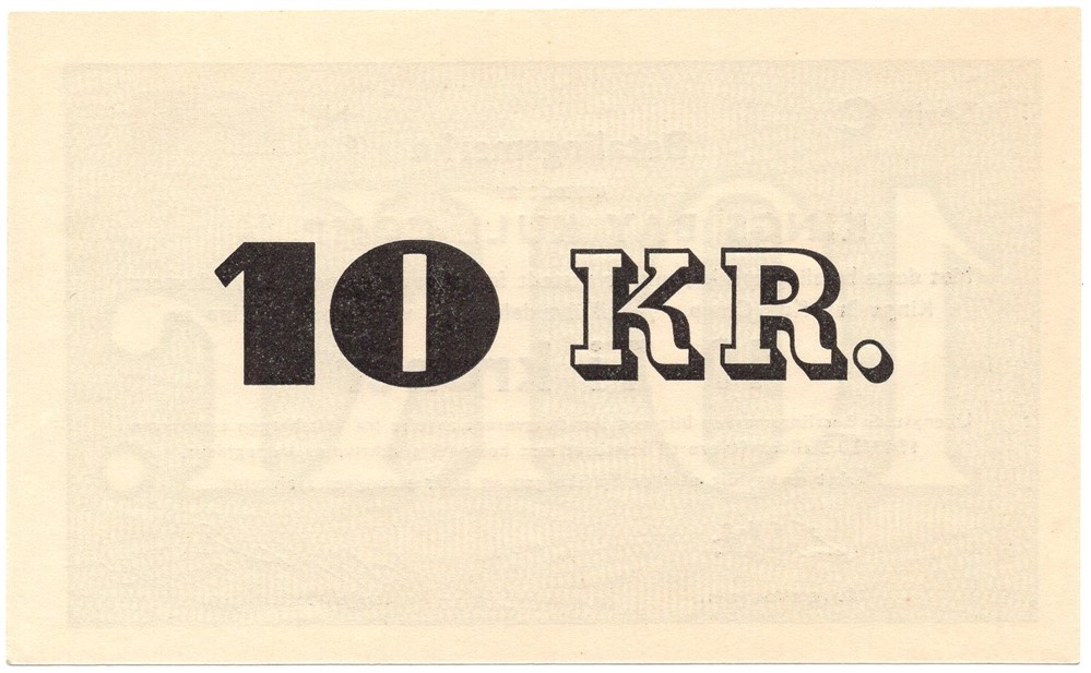 10 kroner 1949/50 Kings Bay Kull Comp. Kv.0