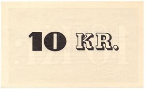 10 kroner 1949/50 Kings Bay Kull Comp. Kv.0