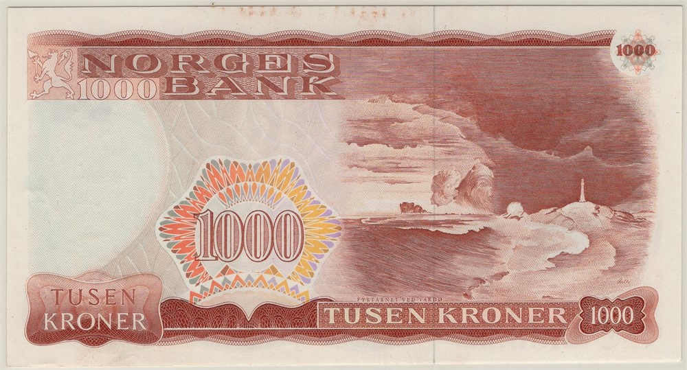 1000 kroner 1982 B.7179449. Kv.0