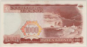 1000 kroner 1982 B.7179449. Kv.0