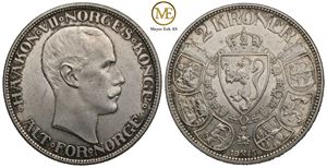 2 kroner 1913 Haakon VII. Kv.0