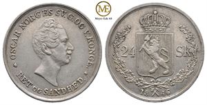 24 skilling 1846 Oscar I. Kv.01