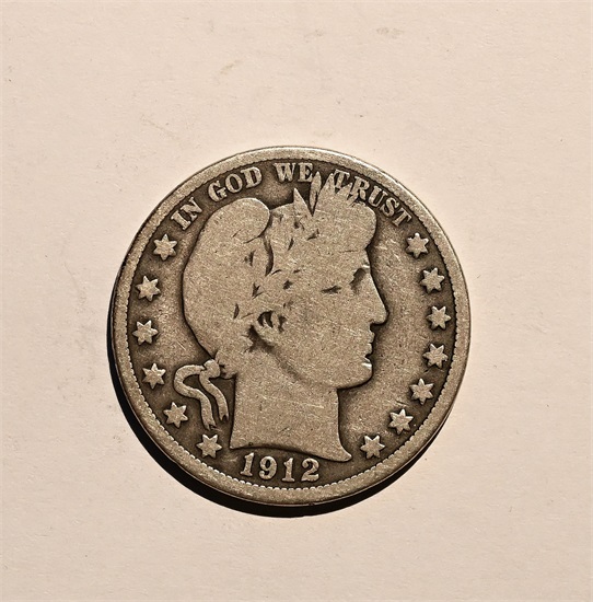 USA 1/2 dollar 1912 kv. 1-