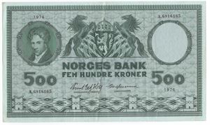 500 kroner 1976 A.6816165. Kv.1/1+