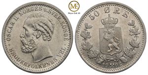 50 øre 1902 Oscar II. Kv.01