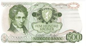 500 kroner 1978 A.1062234. Kv.0/01