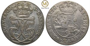 24 skilling 1750 Frederik V. Kv.1/1+