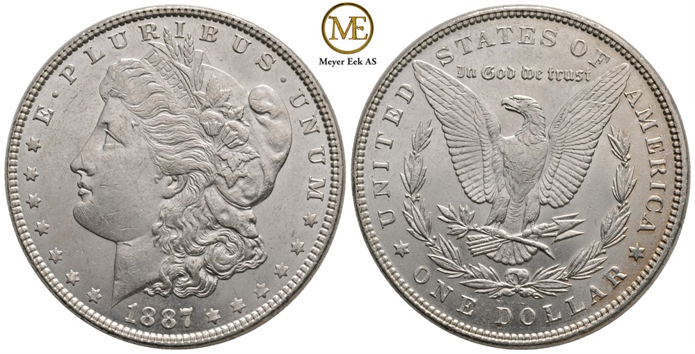 Morgan dollar 1887 Kv.01