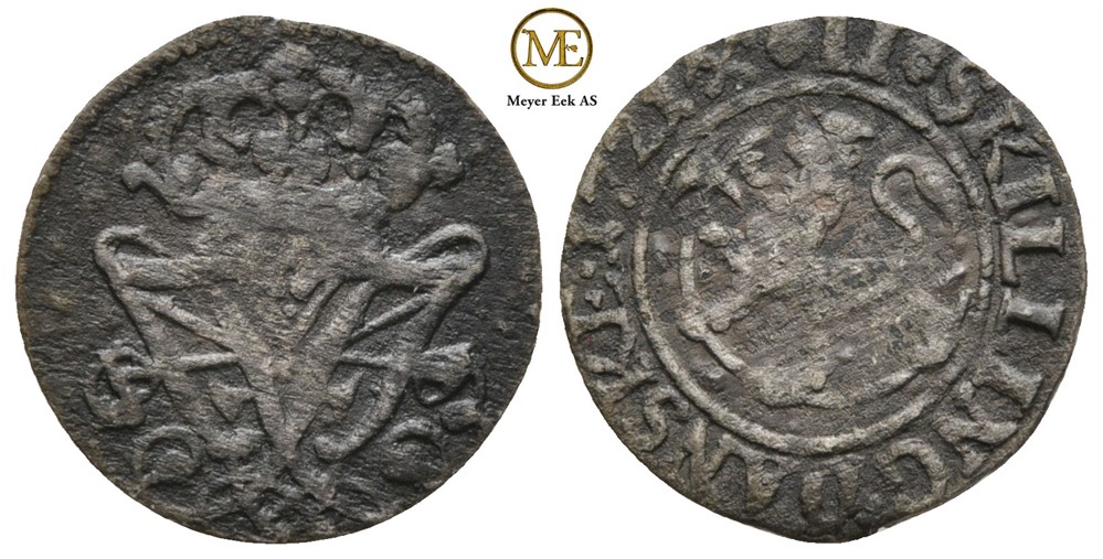2 skilling 1721 Frederik IV. Kv.1
